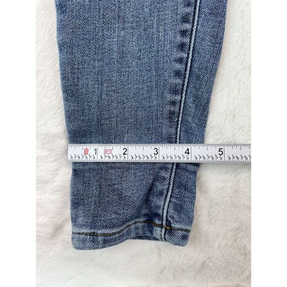 Judy Blue Jeans Women's Blue Skinny Fit Buffalo Plaid Patch Distressed - Sz 1/25 - Picture 6 of 9